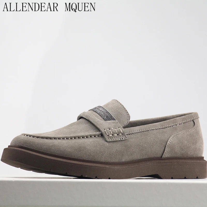 

Flat retro British style everything matching loafers female black leather simple one-step single shoe bc spring new tide