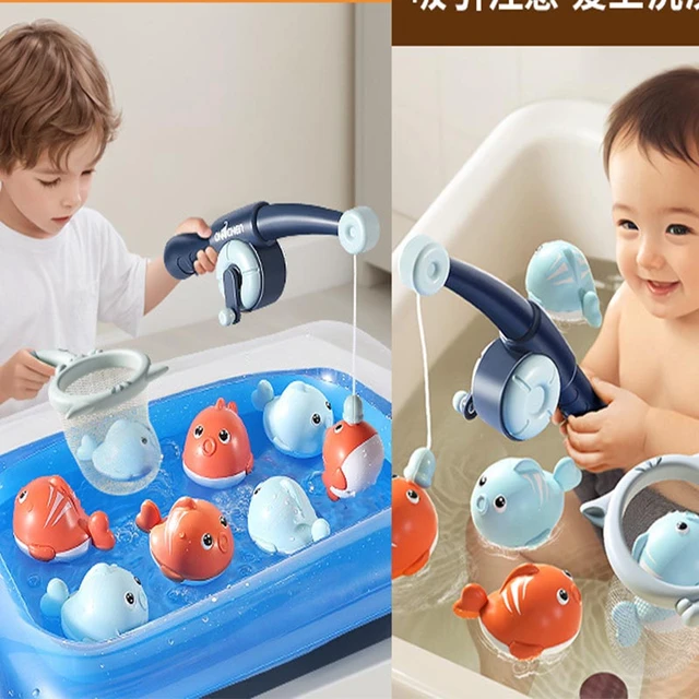 Bath Toys Fishing Games Magnetic Pool Fun Time Bathtub Toys For