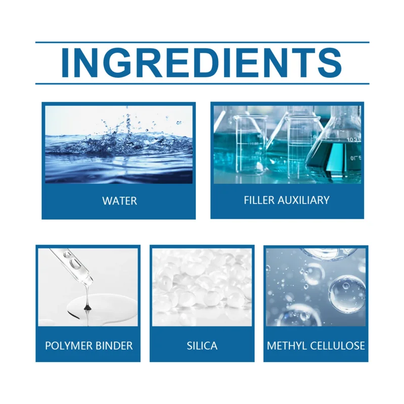 Dry Wall Repair Kits Spackle Tool Drywall Repair Kit Wall Hole Filler Mending Agent Putty Paste White Plaster