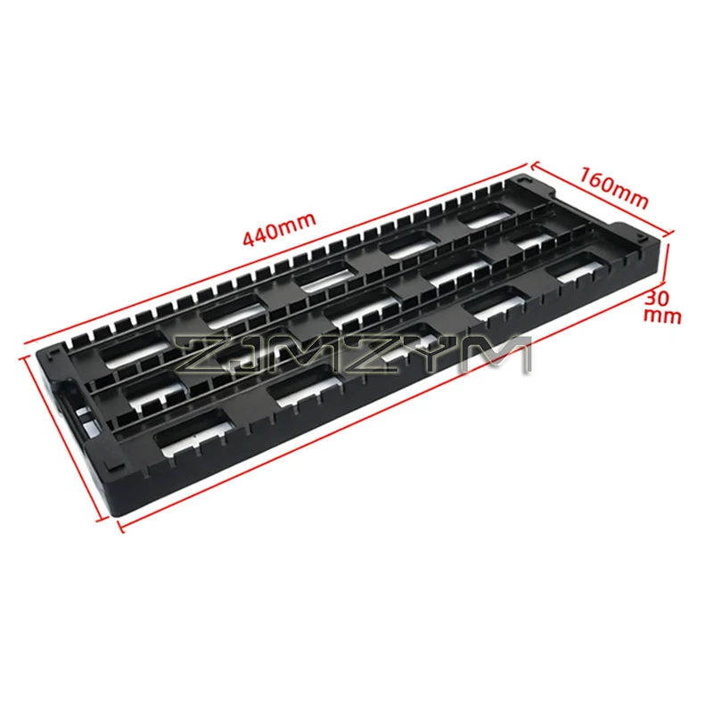 Pcb Rack Storage Anti-static Black Plastic Antistatic L-shape Tray Stackable Holder Electronic Components Storage Stand