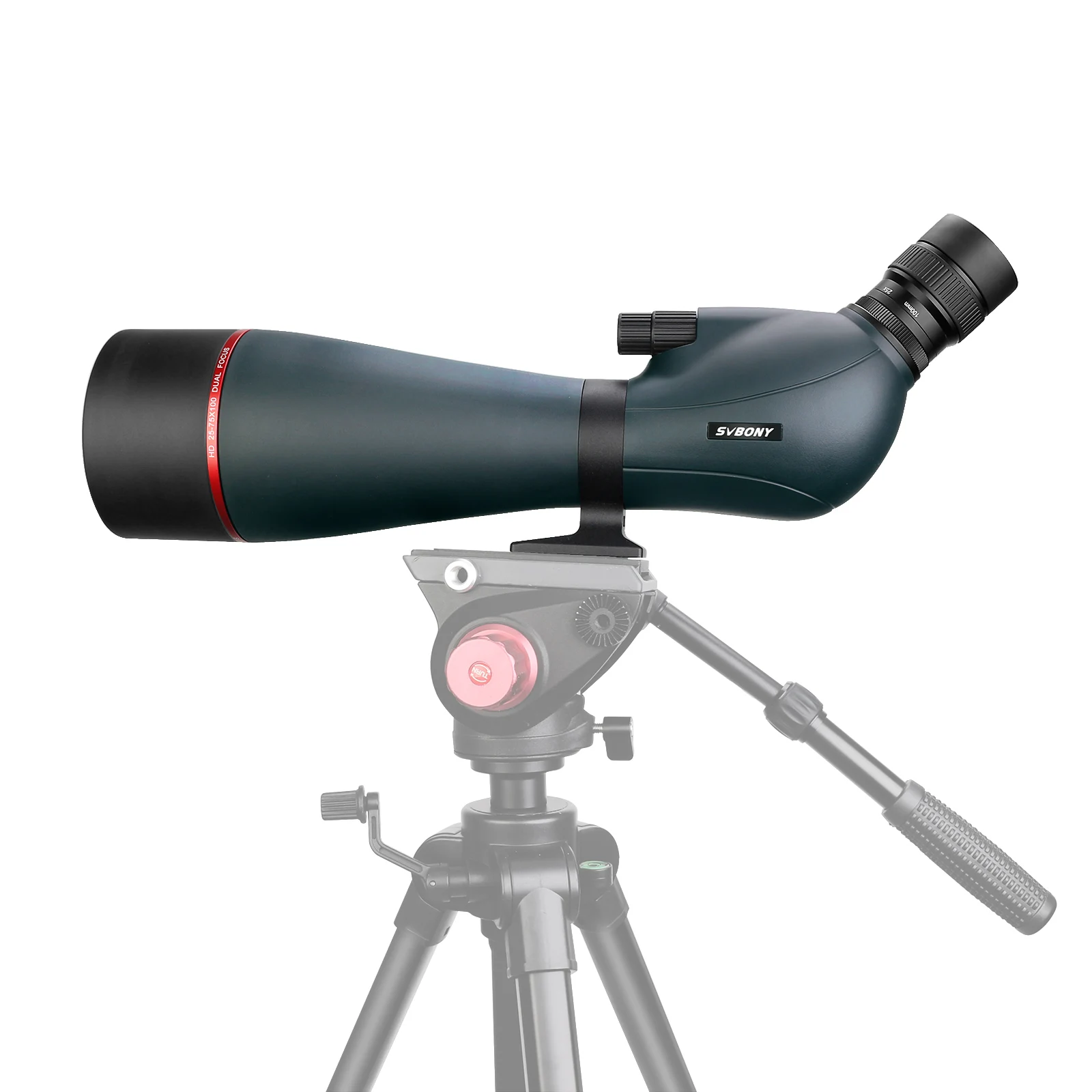Spotting Scope SVBONY Telescope SV406/SV406P ED 20-60x80/25-75X100/16-48X65 Dual Focus IPX7 Waterproof For BirdWatching Archery