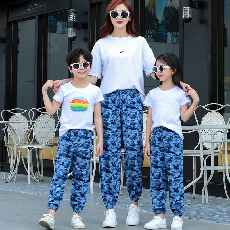 Kids Pants Summer Thin Mosquito Children Printed Bloomers Beach Pants