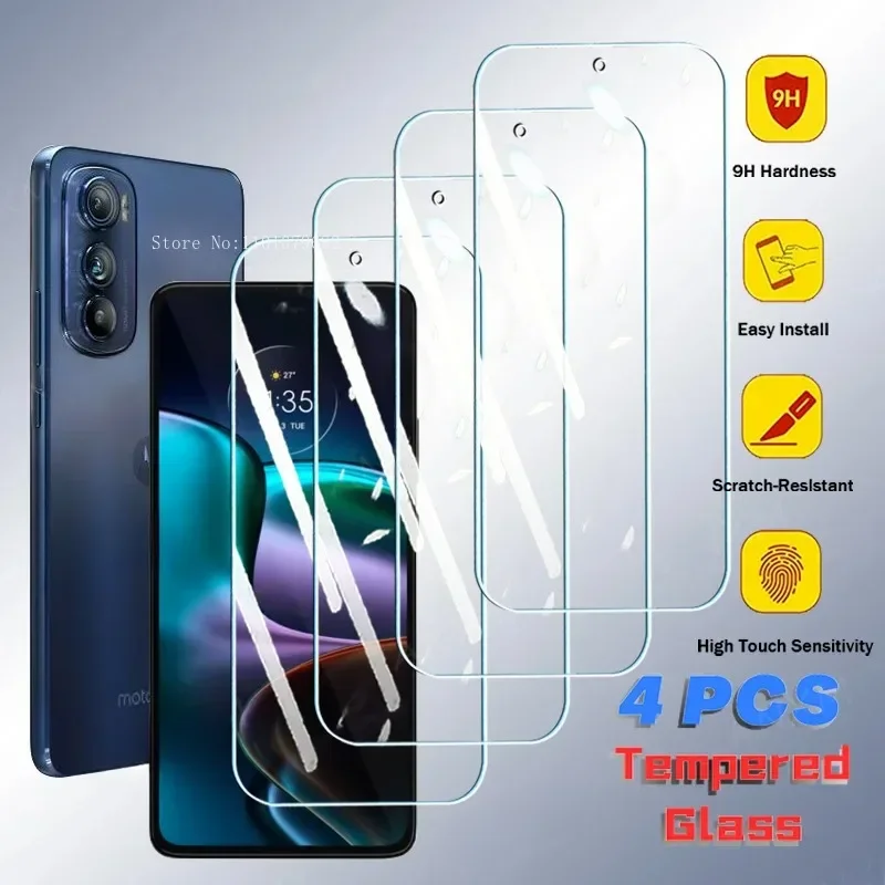 Premium Tempered Glass Screen Protector Set - Pack of 4