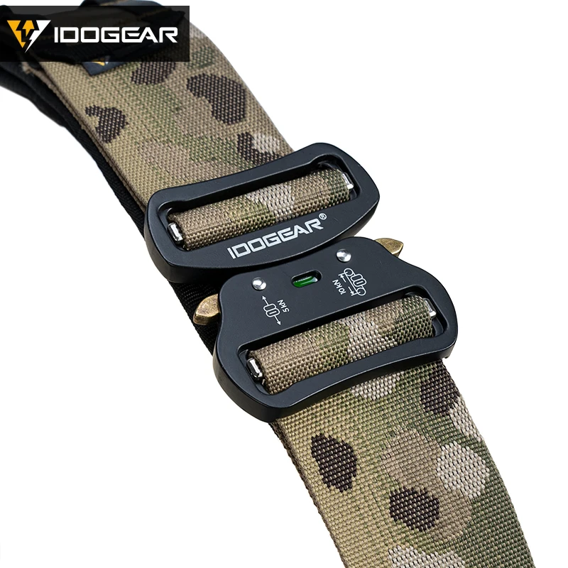 IDOGEAR Taktische 2 Zoll Kampf Gürtel Quick Release Schnalle MOLLE Jagd Outdoor Sports Herren Gürtel Langlebig Zwei-in-eine 3414