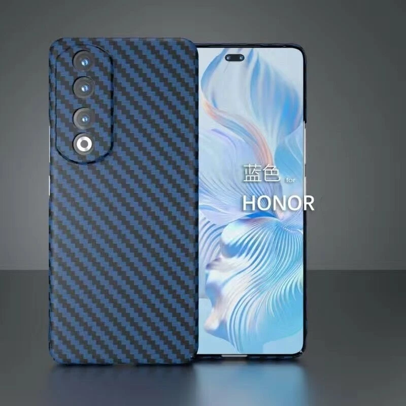 Carbon Fiber Texture Slim Hard Cover Phone Case - Protective Bumper with Ultra-Thin Design