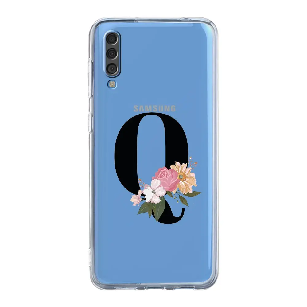 Floral Initials Phone Case Cover