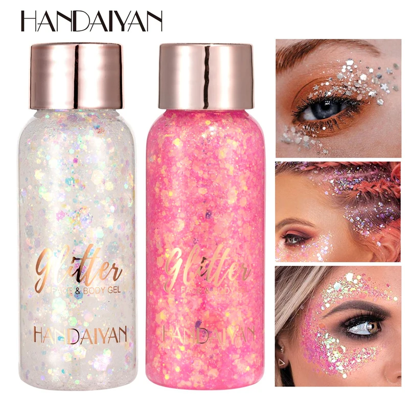 With Smear Spoon Multifunctional Eye Glitter Nail Hair Body Face