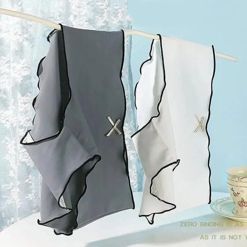 Women Underwear 3pcs/Pack Women's Antibacterial Ice Silk Seamless Triangle Underwear With Low Waist And European-American Style