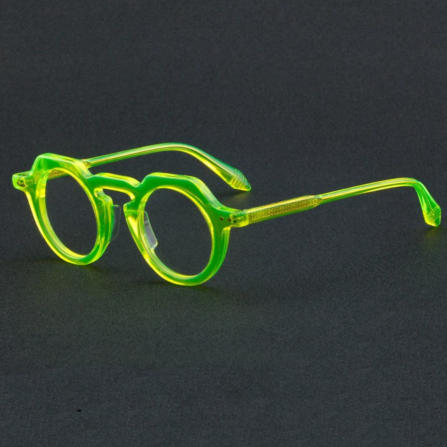 

Оправа для очков для мужчин, очки в стиле ретро с защитой от синего света, прозрачные линзы, женские брендовые дизайнерские винтажные очки с ацетатной оправой для мужчин и женщин
