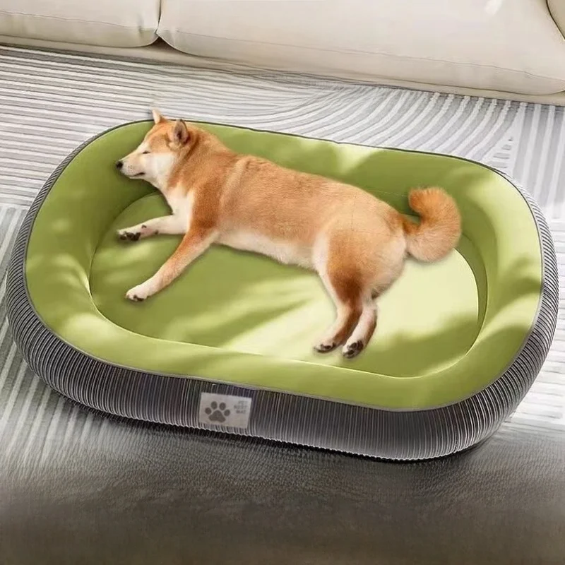 탈부착 가능하고 세탁 가능한 소형 및 중형견용 강아지 침대 소파 (테디, 시바견, 고양이 둥지, 반려동물 침실) 사계절 사용 가능