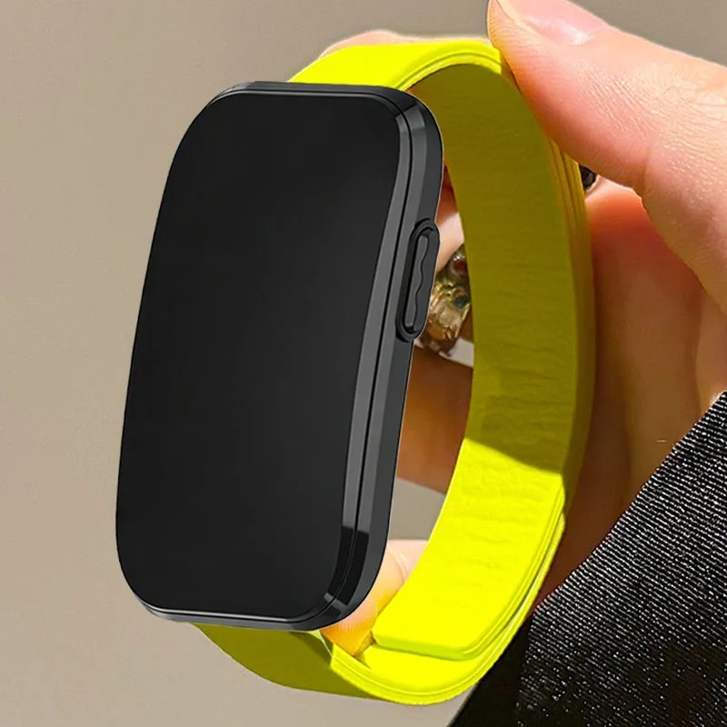 Magnetic Silicone Strap Bracelet Loop Wristband for Smart Fitness Tracker