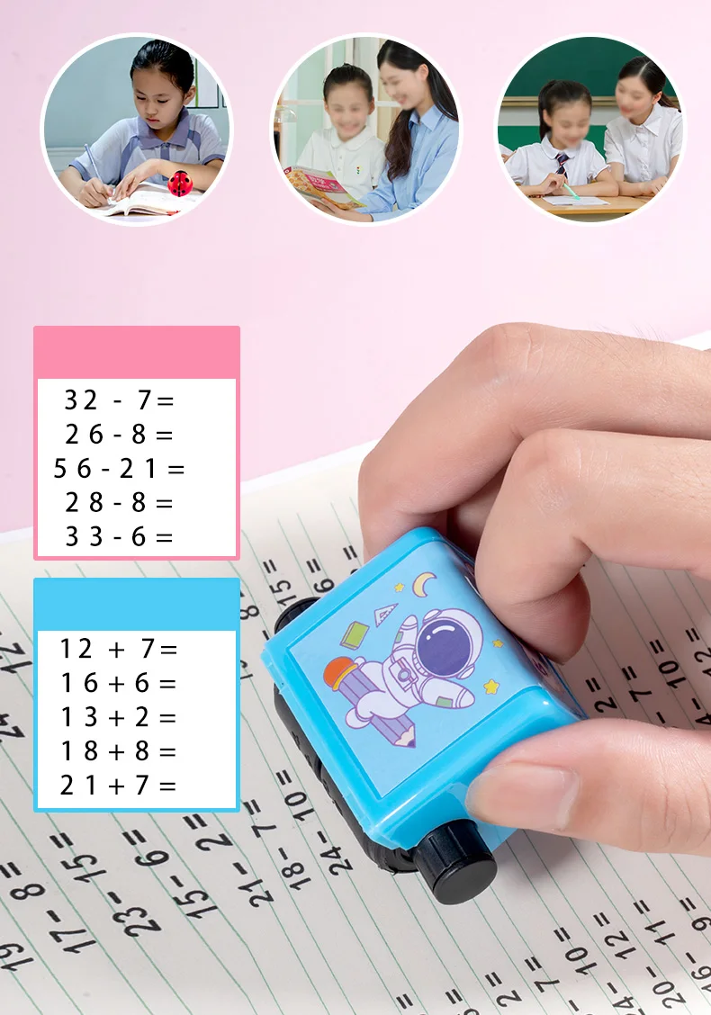 Children'S Addition And Subtraction Scroll Stamp Primary School Students Practice Questions Preschool Mathematics Exercise Math 15 Children'S Addition And Subtraction Scroll Stamp Primary School Students Practice Questions Preschool Mathematics Exercise Math