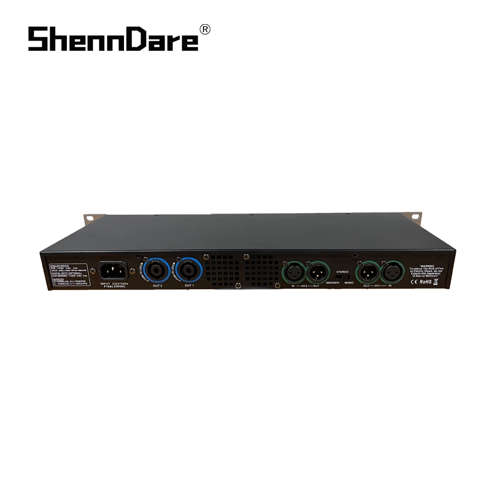 Professional 250W/350W Digital Power Amplifier 2 Channel Audio Amplifier Stage Audio Speaker Power Preamps For Karaoke Subwoofer