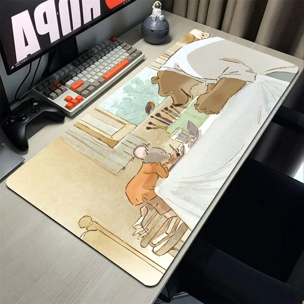1pc E-Ernest Et C-Célestine Pad Mouse Mat Desk Mat With Pad Gaming Accessories Prime Gaming XXL 4