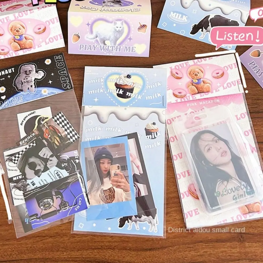 

Idol Card Holder Idol Card Peripheral Storage Gift Bag Self Sealing Waterproof Gift Packaging Bags PE Transparent