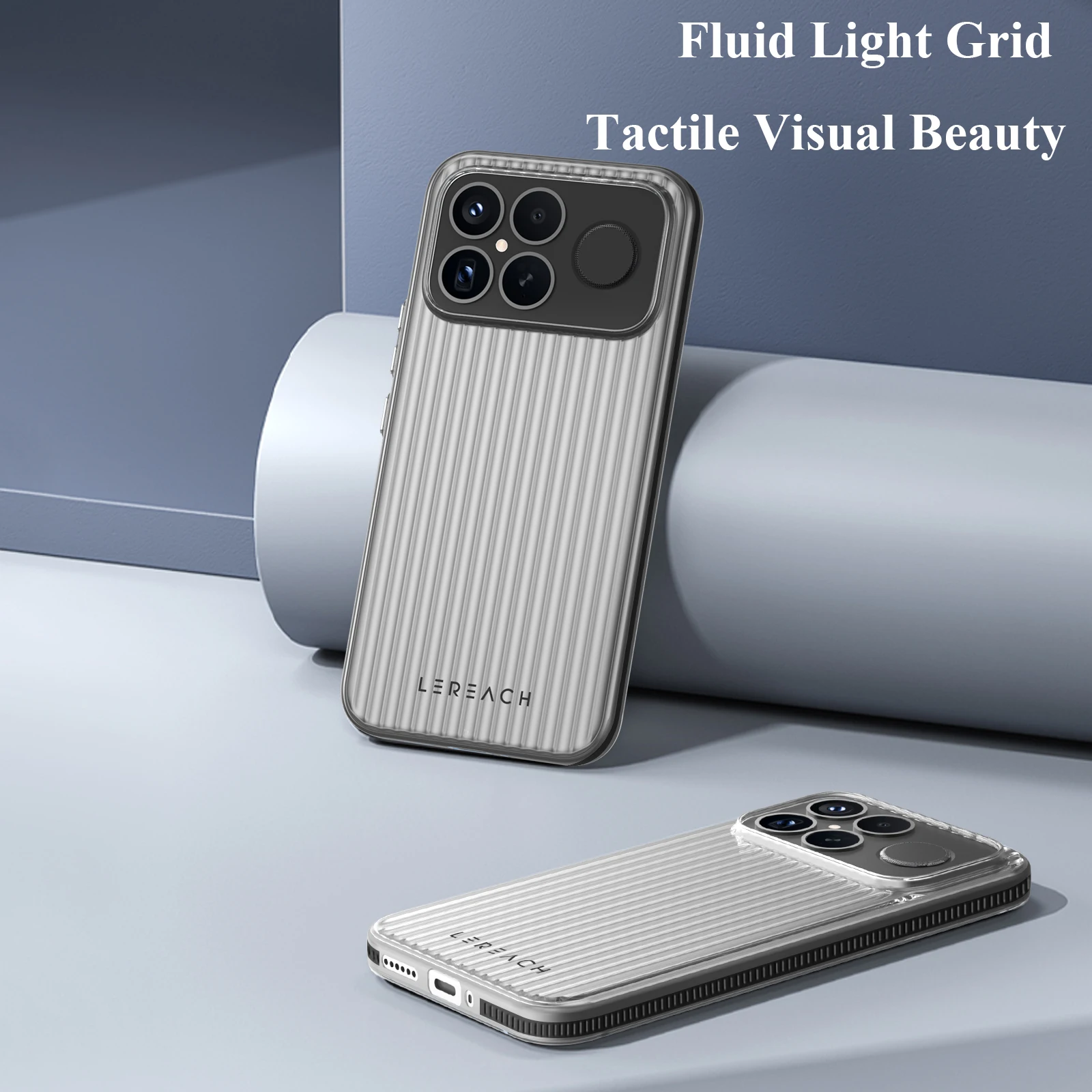 Lereach Corrugated Matte Phone Case - Anti-Slip & Fingerprint-Resistant with Multi-Color Options