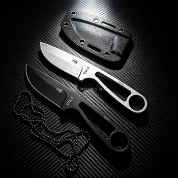 Coltelli Piccoli Multiuso per Campeggio e Pesca, Coltello Fisso in Acciaio Resistente per Attività all'Aperto, Strumento Portatile per Esplorazione nella Giungla e Arrampicata, Utensile Quotidiano
