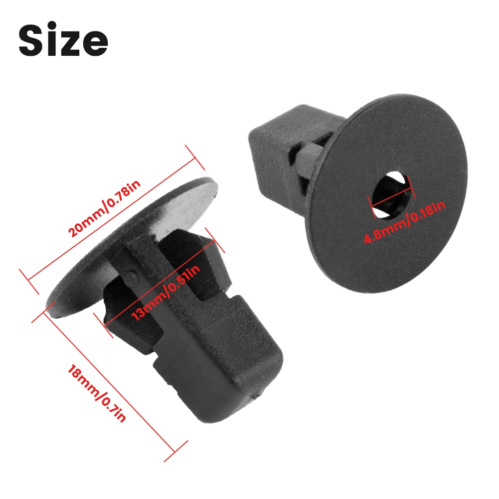 

For Toyota Hood Panel Screw Bumper Fender Auto Accessories 5opcs 90189-06013 96706-W-100 96706-W100 96706W-100