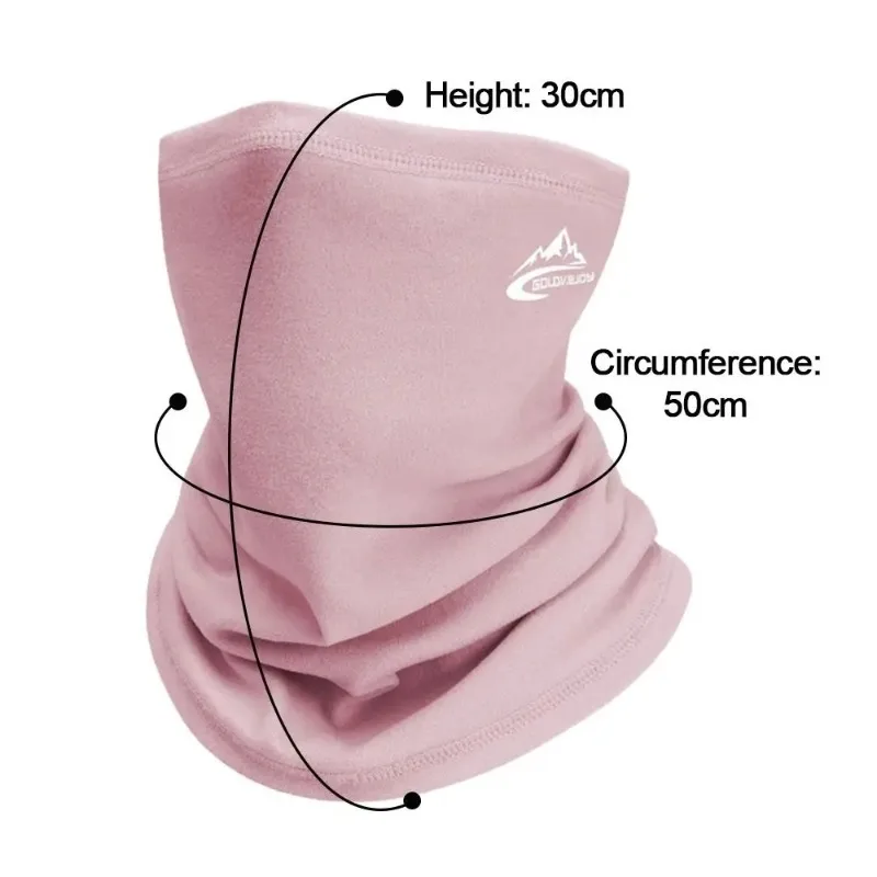 Winter Outdoor Cycling for Both Men and Women with Plush Warm and Windproof Headscarves Neck Covers for Face Protection neck warmer