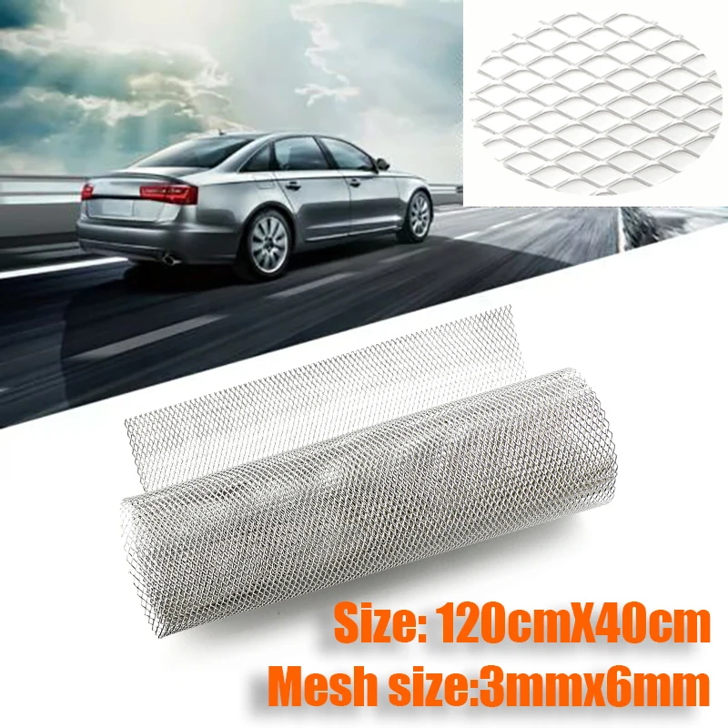 Car Bumper Grille Aluminum Alloy Grille Mesh Sheet Car Grid Ventilation