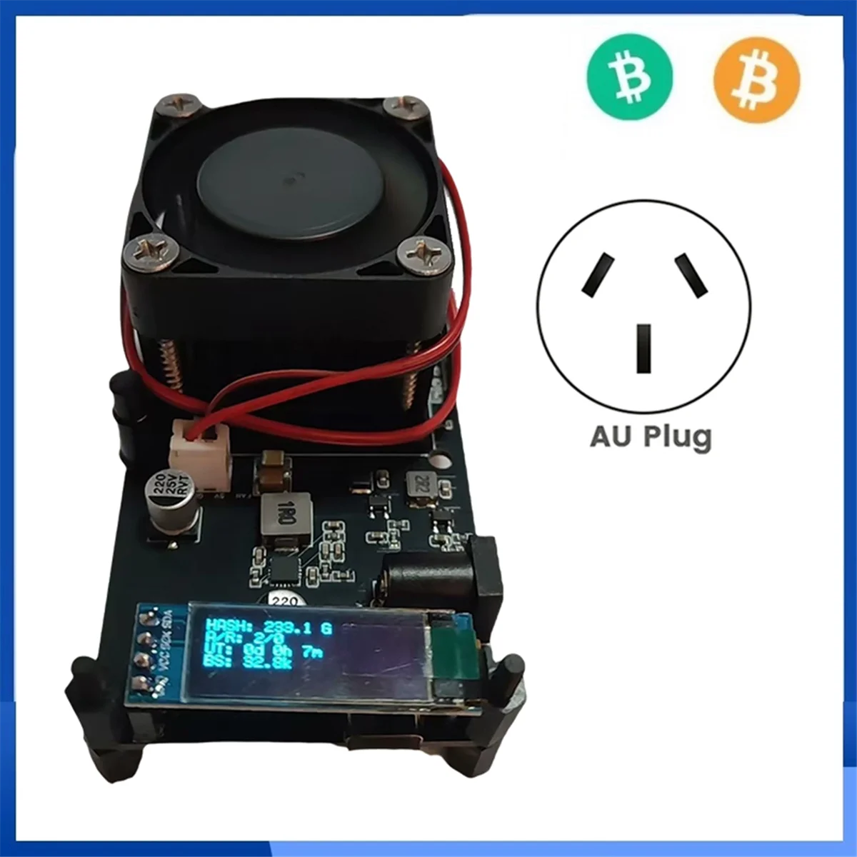 Bitaxe Miner Stand-Alone BitDSK 200Gh/S BM1397 Bitcoin ASIC BTC Miner Solo  Lottery Miner Low Power Miner AU PLUGJAS - AliExpress