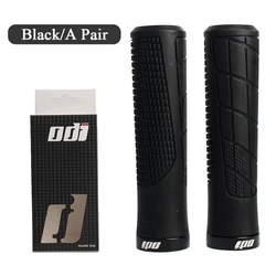 Premium Non-Slip Shock Absorbing Bike Handlebar Grips (Black)