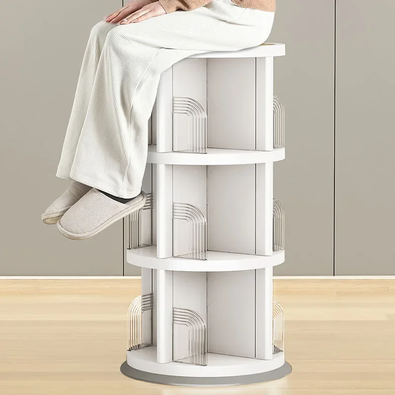 Living Room Luxury Rotating Bookcase Oriental Mini Rotating Bookcase Shelves Librero Organizador De Libros Home Decorations
