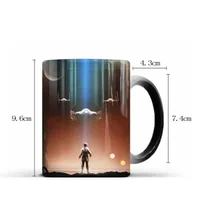 Tasse à café magique en céramique Star Wars, changeant de couleur lorsqu'elle est exposée à l'eau chaude, vente en gros 6