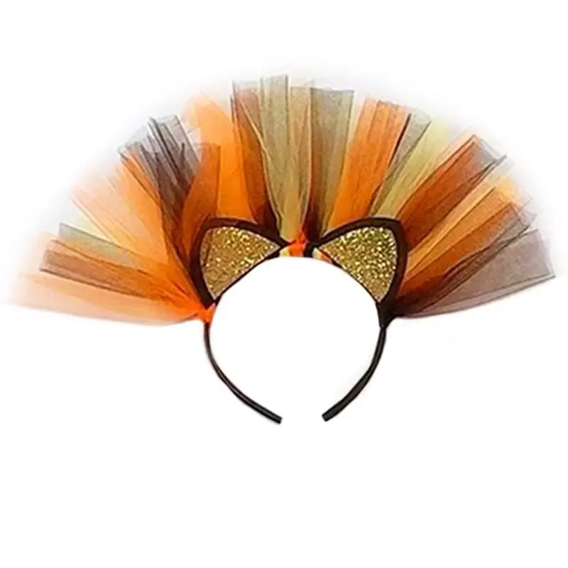 Animal Lion Tutu Skirt Outfit Birthday Party Tulle Skirts  Halloween Costumes Jungle Safari