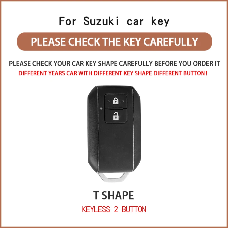 For 2018 2019 2020-2022 Suzuki Swift 2020 2021 2022 Ignis 2022 XL7 Swift Sport Car Remote Key Case Cover Shell Accessories