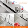 33 Inch Drop In Kitchen Sink With Waterfall Faucet-Kitchen Sink 33×22 Drop In Workstation Kitchen Sink 16 Gauge Stainless 3