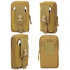 Men Tactical Molle Pouch Belt Waist Pack Bag Phone Pocket EDC Tools Fanny Pack Running Pouch Travel Camping Hunting Soft Back 2