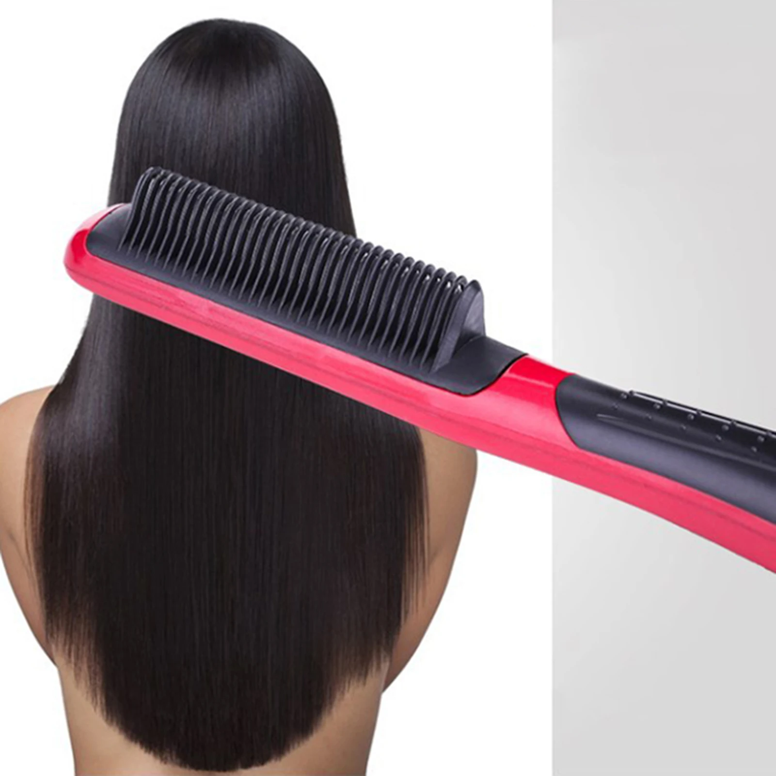 Straight Curl Hair Dual-purpose Comb Non-slip Ergonomic Handle Design Comb for Women Smooth and Silky Hair