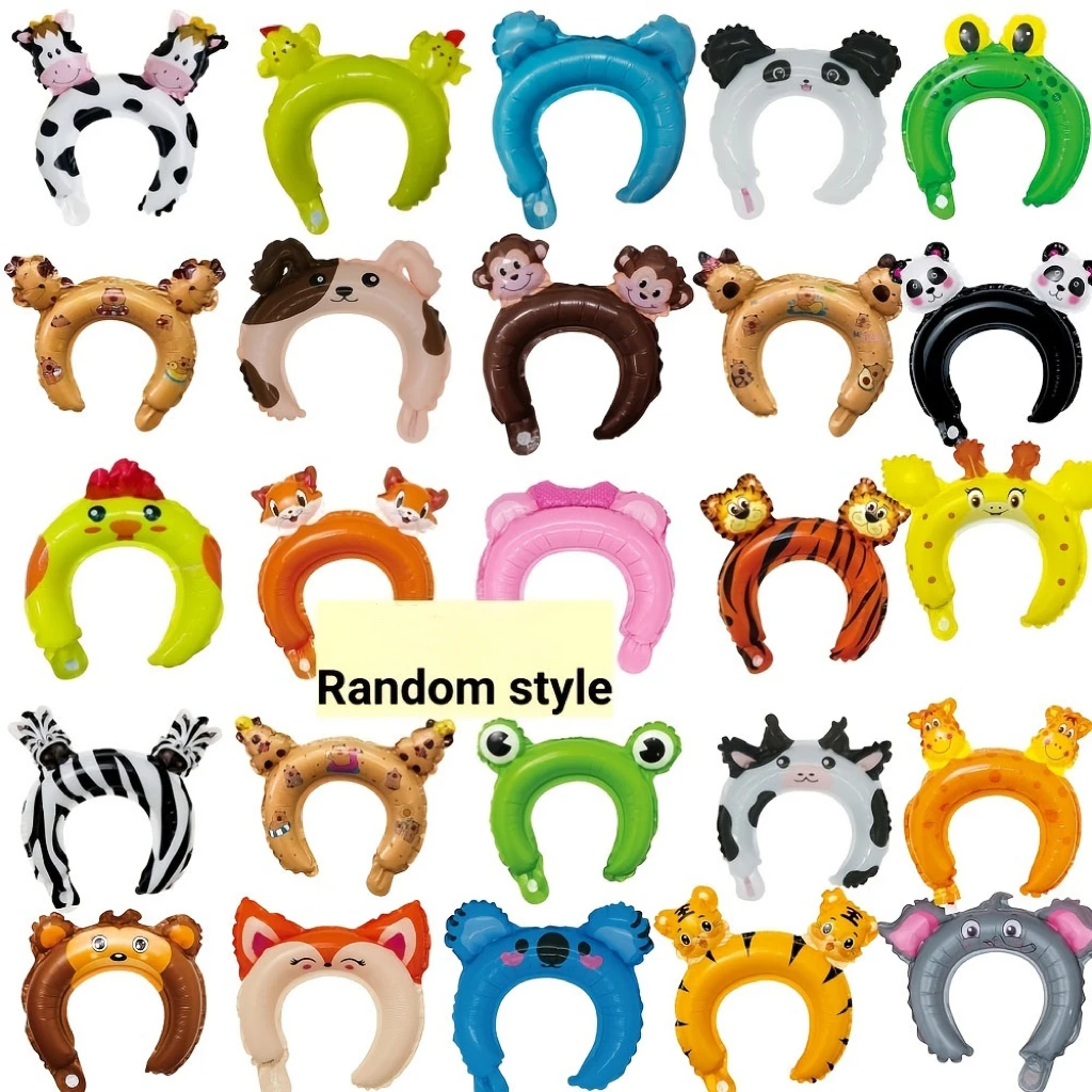 50/30/20 Stück Niedliche Stirnband-Ballons Süße Cartoon-Tier-Ballons Kindergeburtstag Partydekoration Babyparty Kindergeschenke – Detail 7