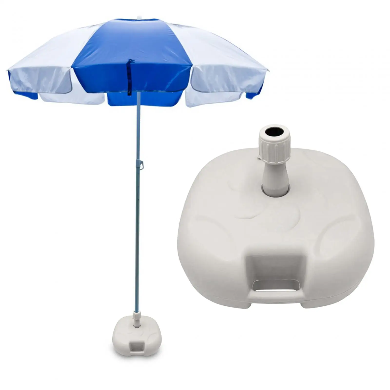 Sun Umbrella Ground Plug Base Beach Umbrella Outdoor Parasol Water Injection Sand Injection Portable Plastic Base