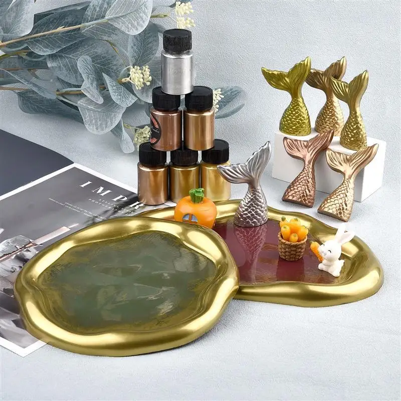 20 Ml Shimmer Metallic Gold Silver Color Pigment