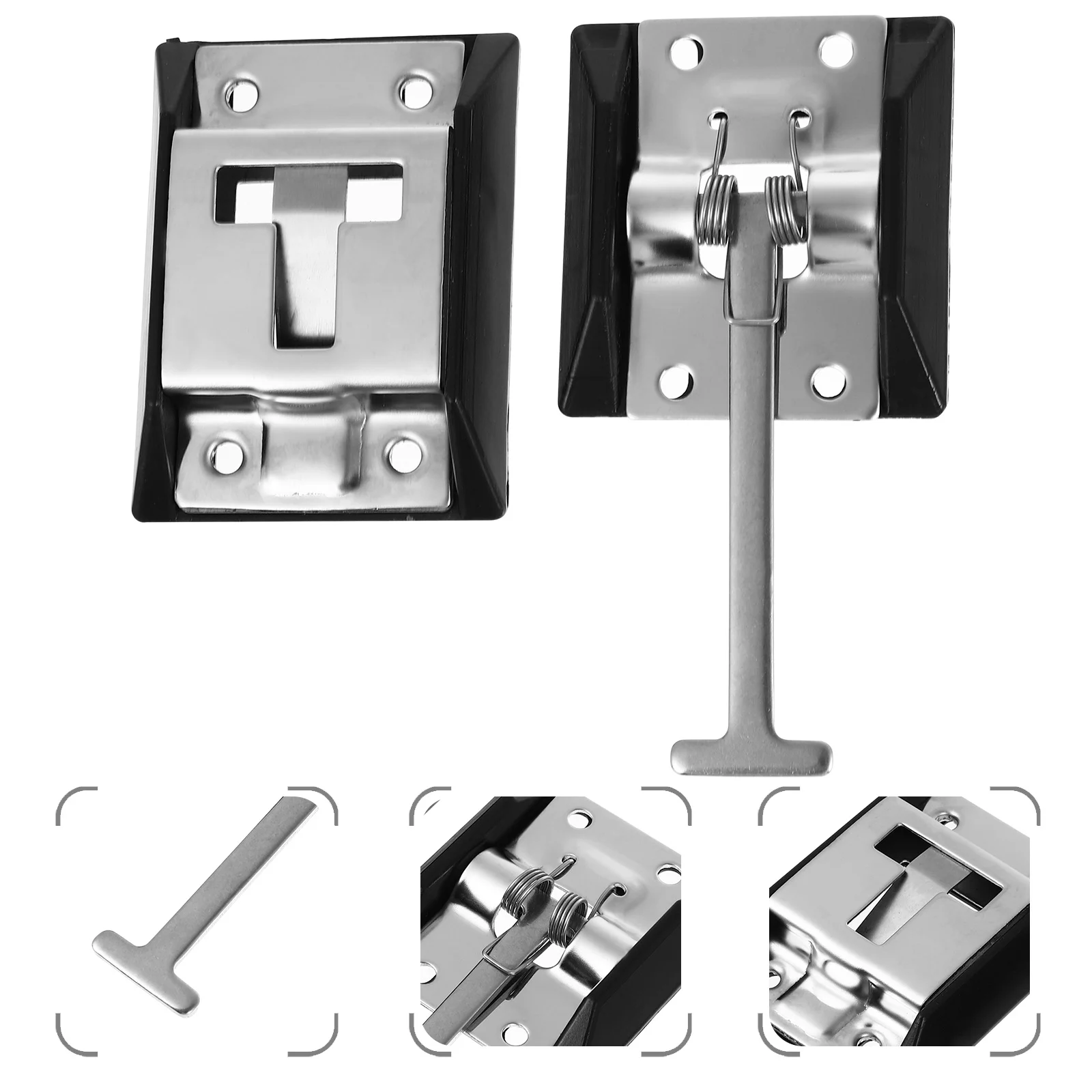 

Металлический Т-образный держатель для входной двери для стандартных принадлежностей (нержавеющая сталь/углеродистая сталь с цинковым покрытием)