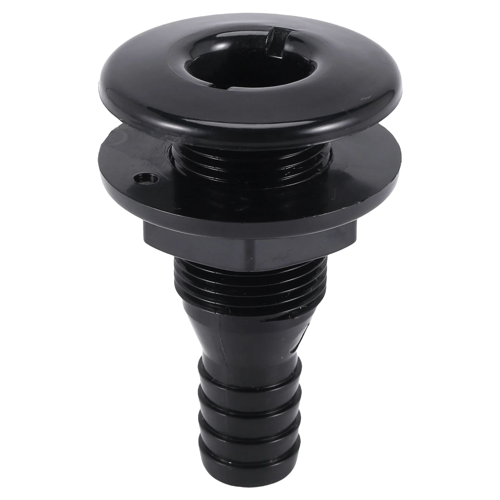 

3/4 Inch Hose Plastic Thru-Hull Bilge Fitting Bilge Pump Drain Vent Hose Fitting for Boats Marine Yacht RV Camper Truck