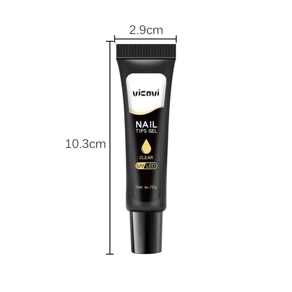 UV/LED Nail Glue for False Nails UV Strong Ahesive Solid Tube Nail Tip Glue Gel Polish Bonder Manicure Supplies