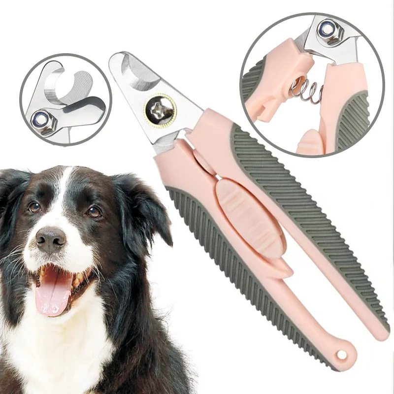 Professional Pet Nail Clipper Stainless Steel Dog Cat Nail Trimmer LaborSaving Scissors for Claw Care Grooming Supplies Size Fit