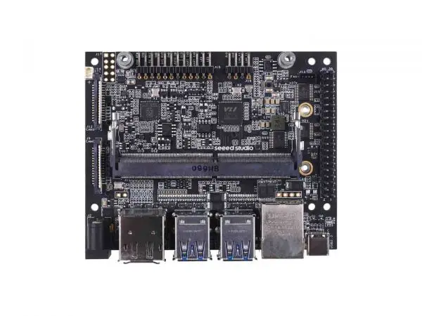 

reComputer J202 - carrier Board for Jetson Nano/Xavier NX/TX2 NX, with 4xUSB, M.2 Key M,E same size of NVIDIA® Jetson Xavier™ NX