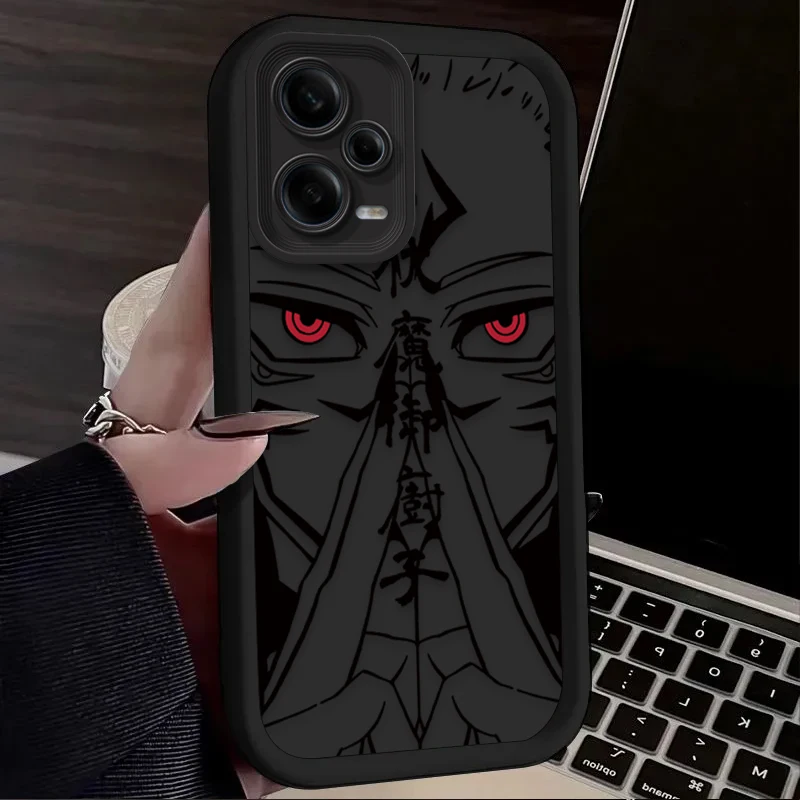thumbnail image 1 of Jujutsu Kaisen Funda de teléfono para Xiaomi Redmi Note 13, 12, 11 Pro Plus, 4G, 5G, 12S, 11S, 10S, 10, 9, 9S, 8, 12C, 13C, A3, Funda de silicona suave, 1 of 5