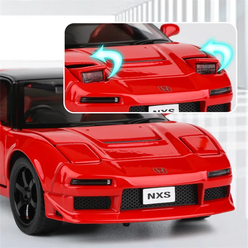 1:32 HONDA Acura NSX NA1 Alloy Sports Car Model Diecasts & Toy Vehicles Metal Racing Car Model Simulation Sound Light Kids Gifts 4