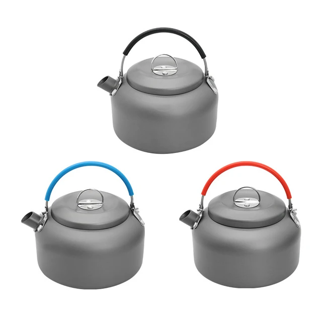 0.8L/1.4L Outdoor Lightweight Aluminum Camping Teapot Boil Water Kettle  Coffee Pot Outdoor Kettle for Camping Hiking Backpacking - AliExpress