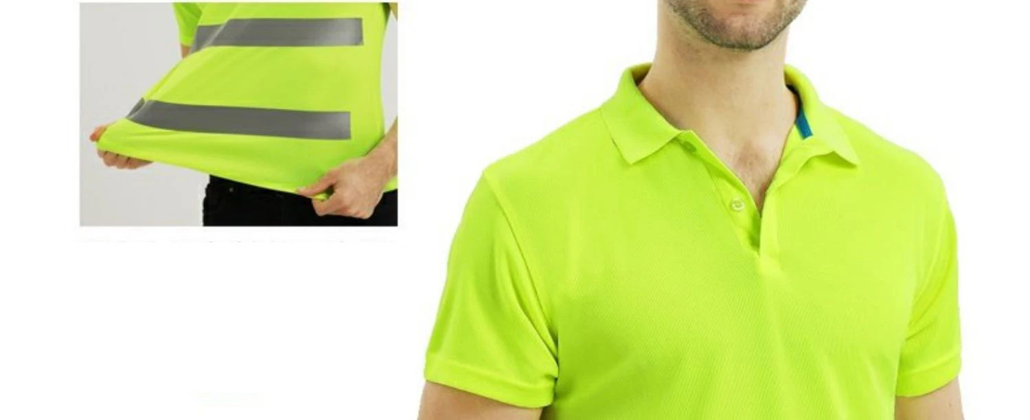 Black Work Shirt Men Safety Polo Shirt Summer Construction Workwear With Reflective Stripes Quick Dry 11 S831cd09c287c497cafa4207f4bb29cd6h