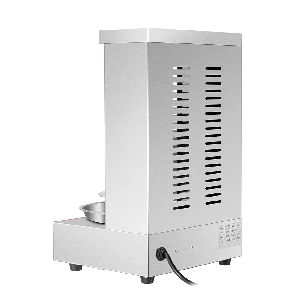 Electric Semi-Automatic Rotating Doner Kebab Machine Chicken Shawarma Grill Machine 220V 4