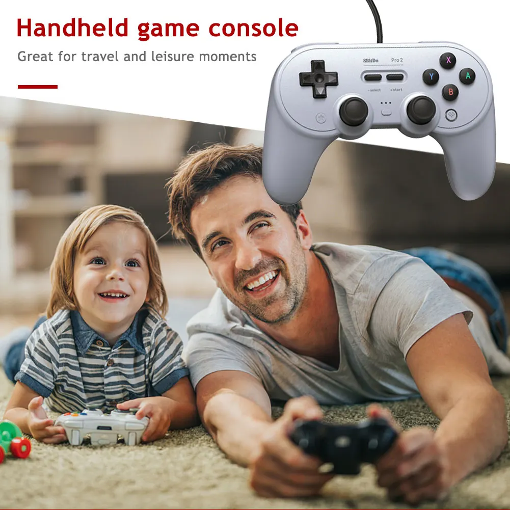 8Bitdo Pro 2 Bluetooth Gamepad Control with Joystick for Switch PC Laptop Game Joystick for NS Switch Game Controller Handle