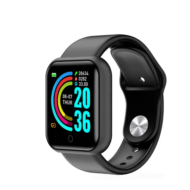 Smart Watch Fitness Tracker Bracelet Real Step Count Fashion Smart Sports Watch Fitness Tracker Android IOS Smart Bracelet Men's Waterproof