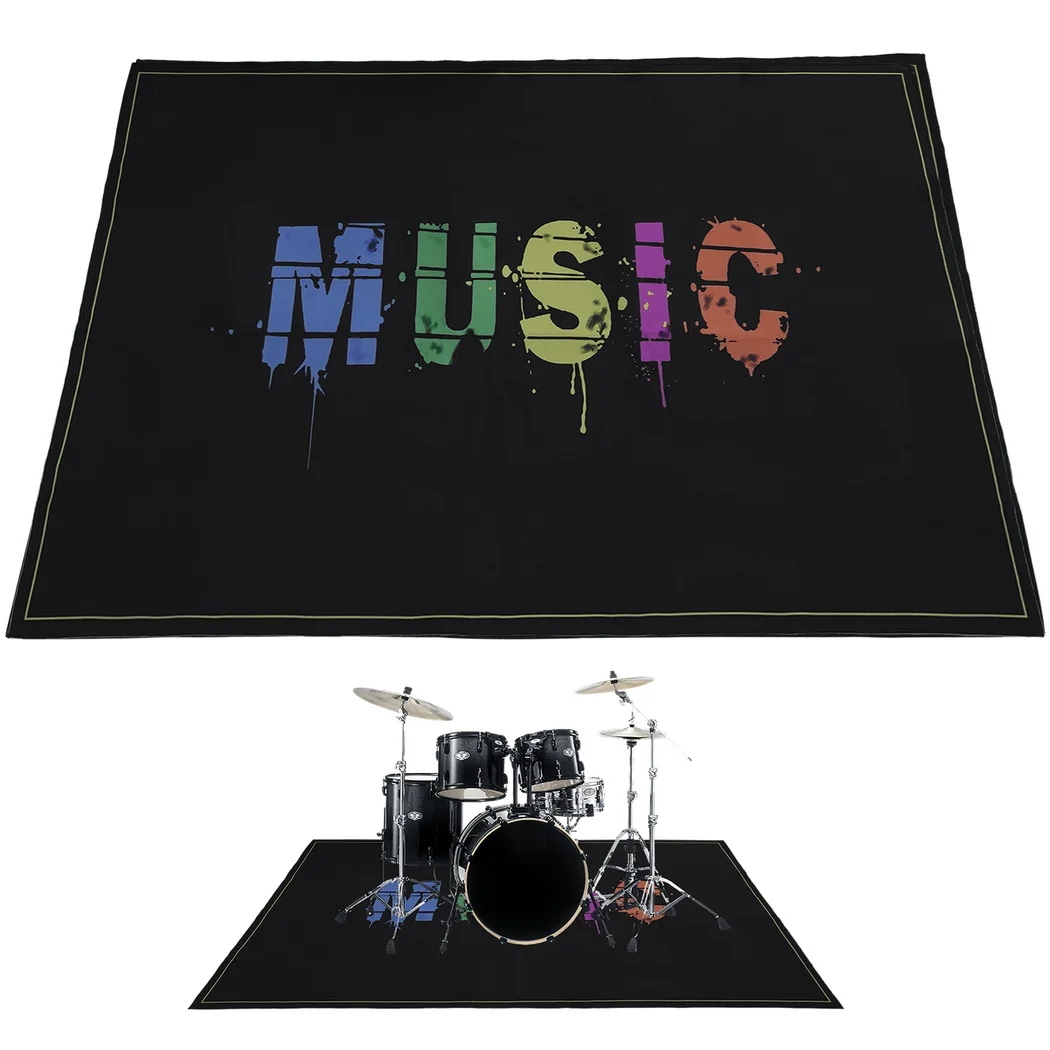 

Drum Rug Drum Mat Electrical Drum Carpet Rug Pad Drum Accessories For Electric Drums Jazz Drum Set For Drummers Drum Accessories