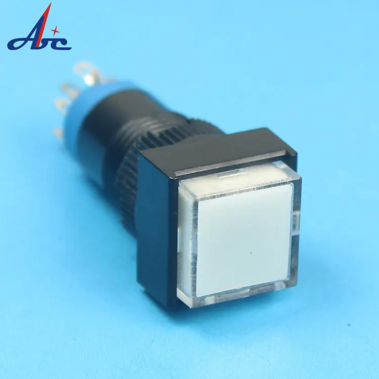 

100PCS CE ROHS A12-11SF-N A12-22ZF-N SPDT ON-ON ON-(ON) with lamp